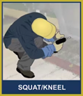 squat kneel